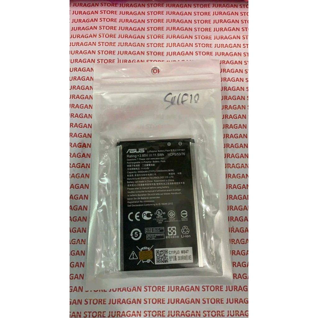 BATERAI BATRE ZENFONE SELFIE ZE551KL ZENFONE 2 LASER 55 ZE550KL ORIGINAL