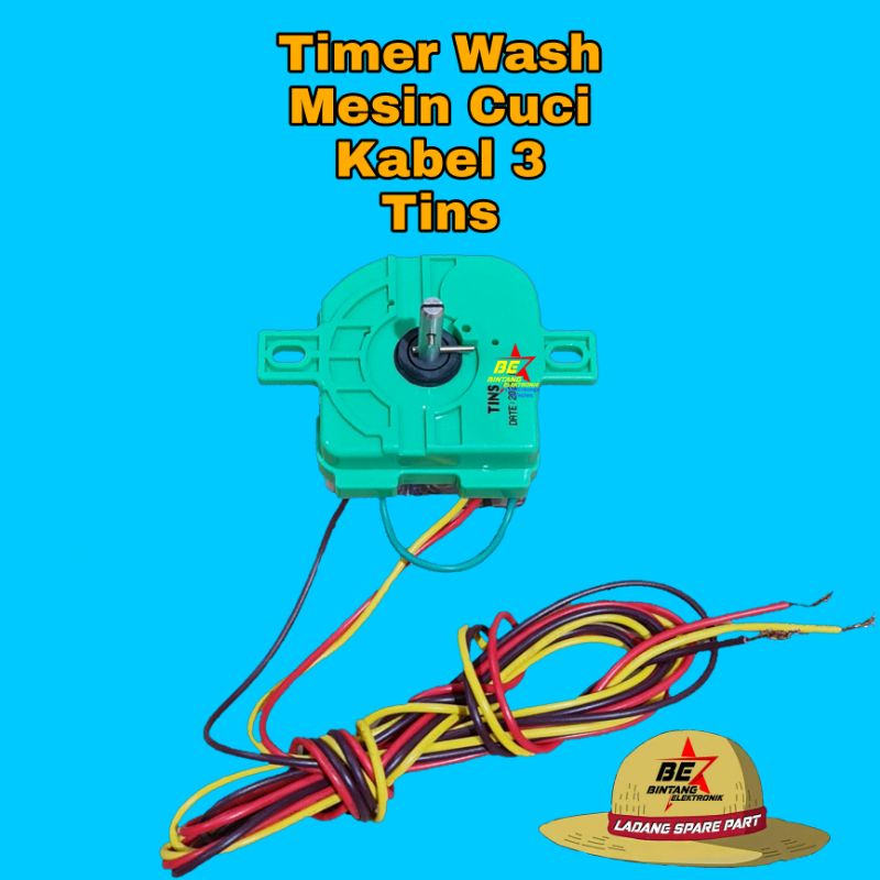 Timer Mesin cuci kabel 3 universal Timer wash Timer pencuci switch wash switch pencuci saklar Tins