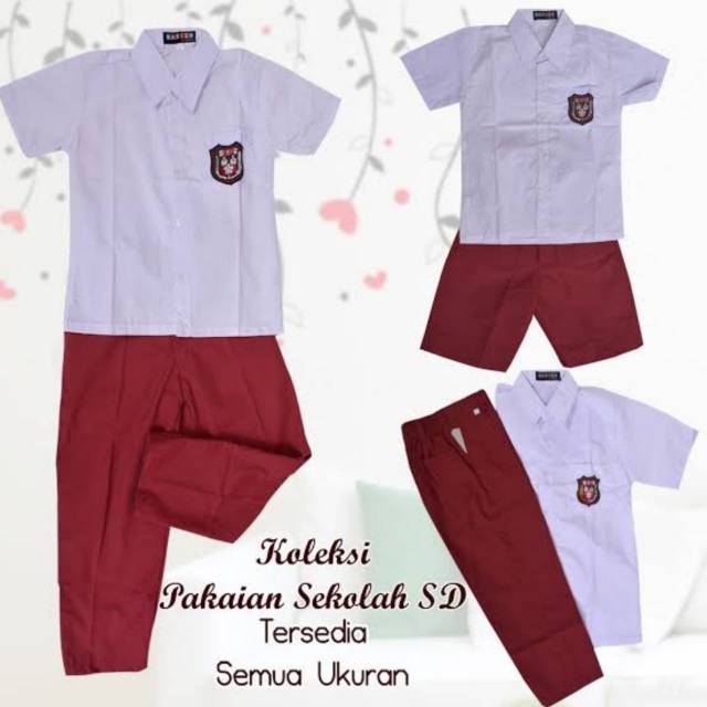 Seragam Merah Putih SD