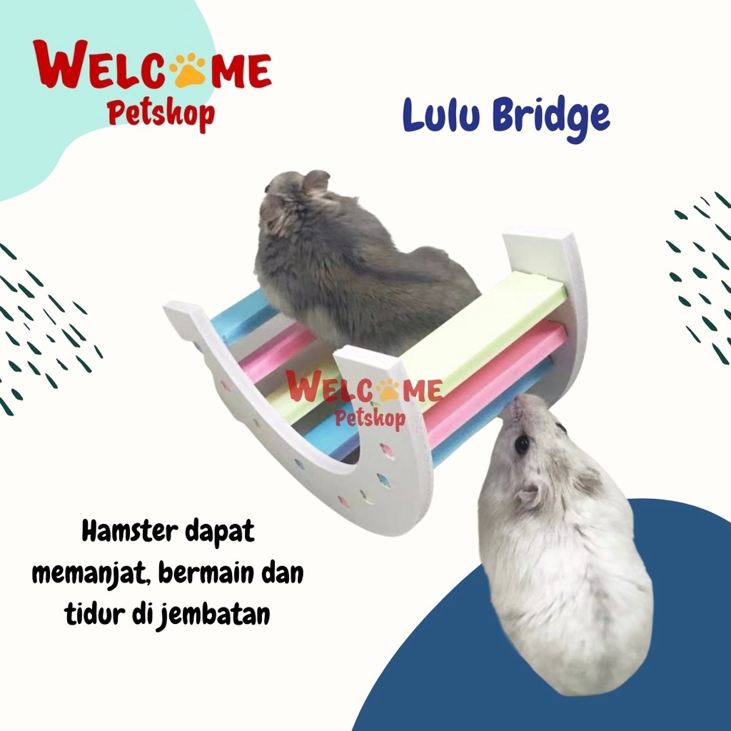 Lulu Bridge / Jembatan Mainan Hamster Sugar Glider Marmut