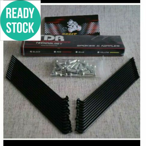 jari jari ruji hitam tdr racing semua motor ruji black tdr spag tdr