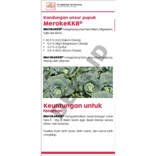 Jual Pupuk Korn Kali B KKB Makro Mikro Majemuk Meroke Kemasan Repack ...