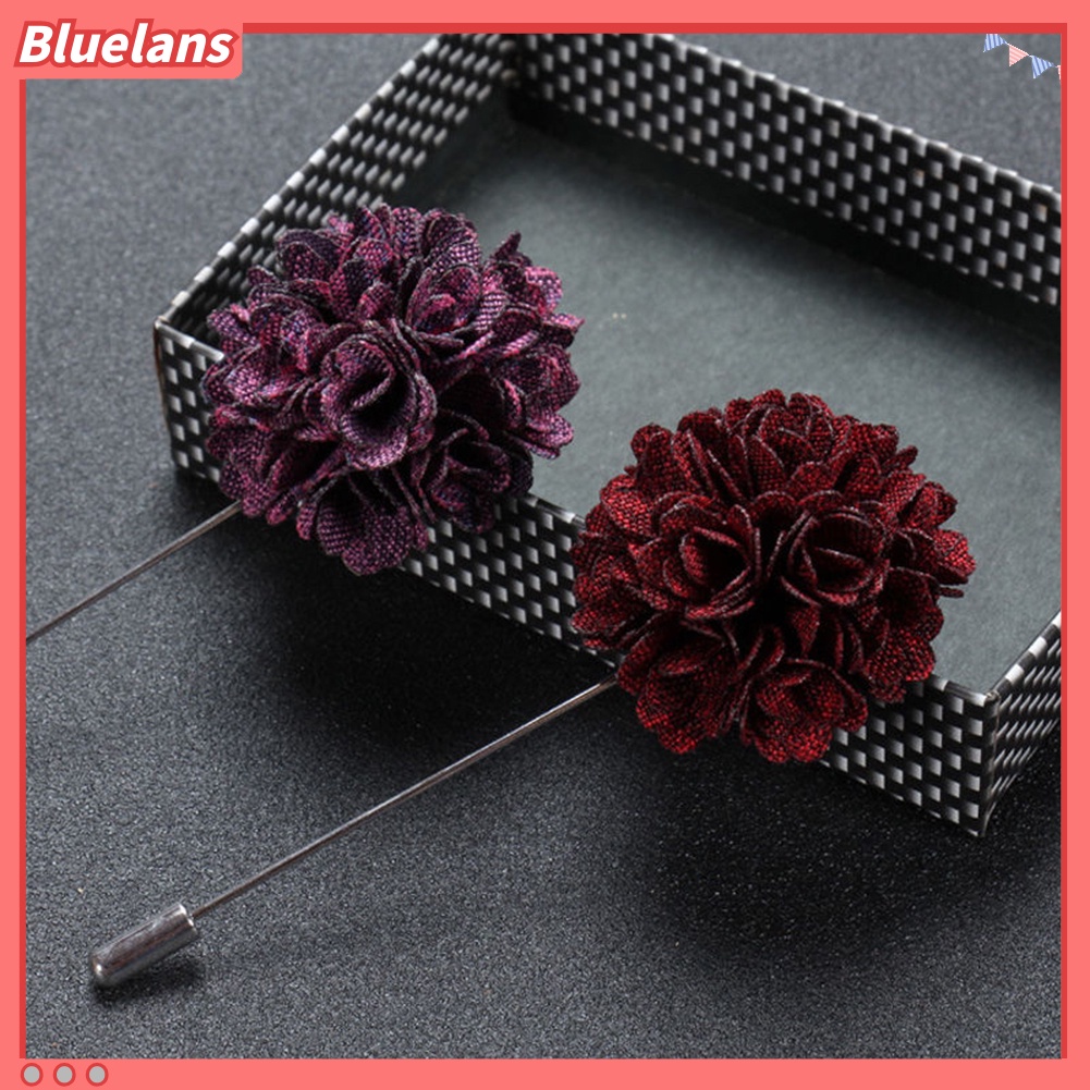 Bluelans Men’s Suit Tuxedo Flower Lapel Stick Pin Brooch Wedding Party Prom Accessory