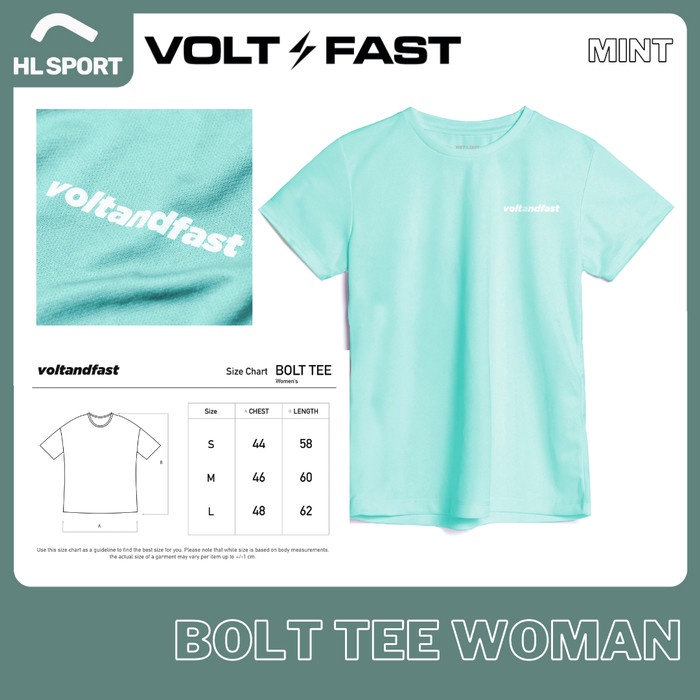 Volt and Fast VNF FastDry BOLT Tee Woman Running Sport Jersey