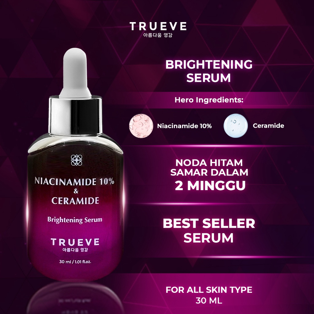 TRUEVE Niacinamide 10% &amp; Ceramide Brightening Serum 30 ML