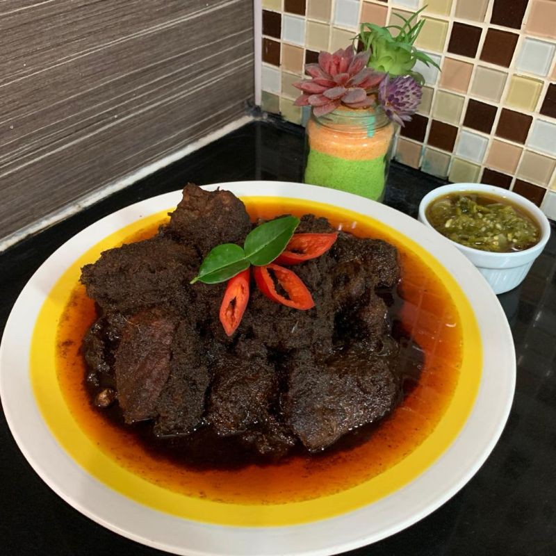

Rendang padang daging garing 80gr