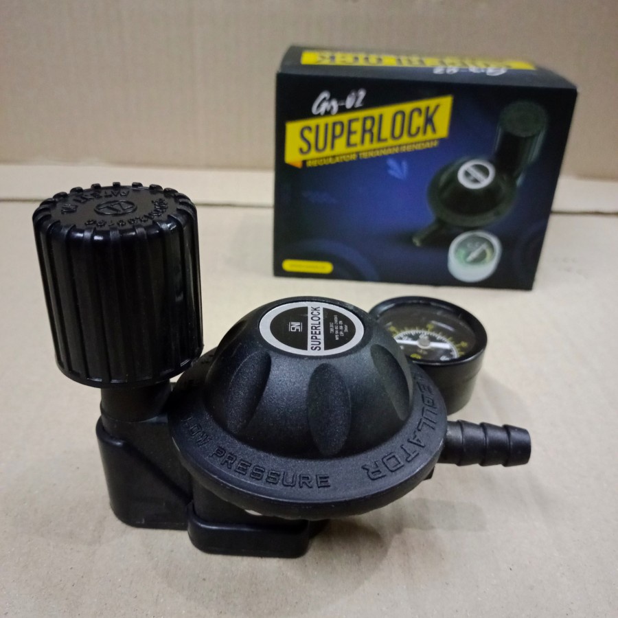 REGULATOR SUPERLOCK GRS 02 GRS02 REGULATOR TEKANAN RENDAH TANPA SELANG