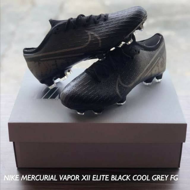 Nike Mercurial Vapor XII Elite Black Cool Grey FG