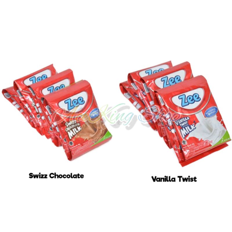 

Zee Susu Bubuk Coklat & Vanilla 40gr isi 10 Sachet