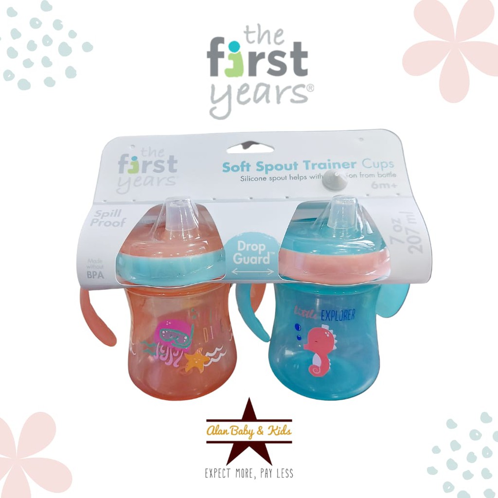 The First Soft Spot 207ml 7 OZ  Animal Girl/Boy Botol Minum Y6663