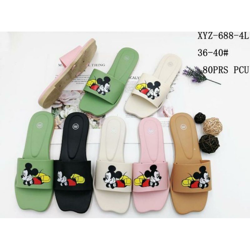 JELLY SHOES MICKEY 688 / SANDAL JELLY IMPORT / SANDAL IMPORT / SANDAL WANITA