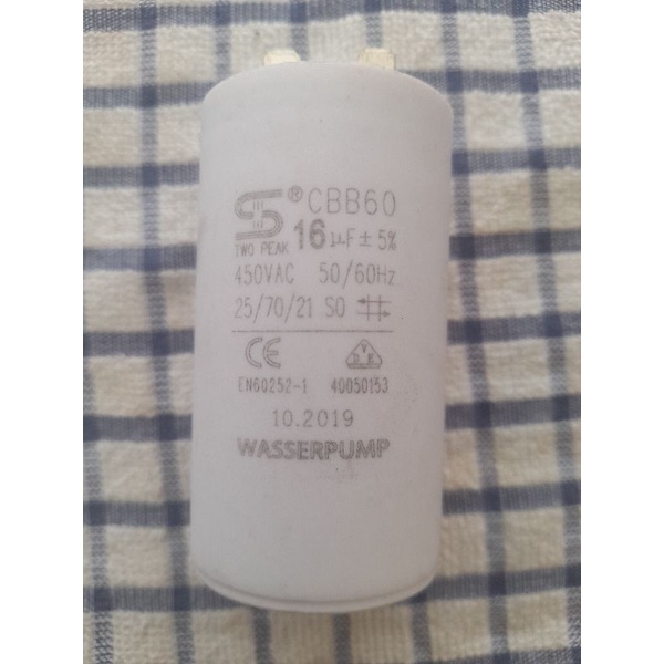 Capacitor 16uf Pompa Air Jet Pump Wasser PC-380E/EA | PW-381E/EA