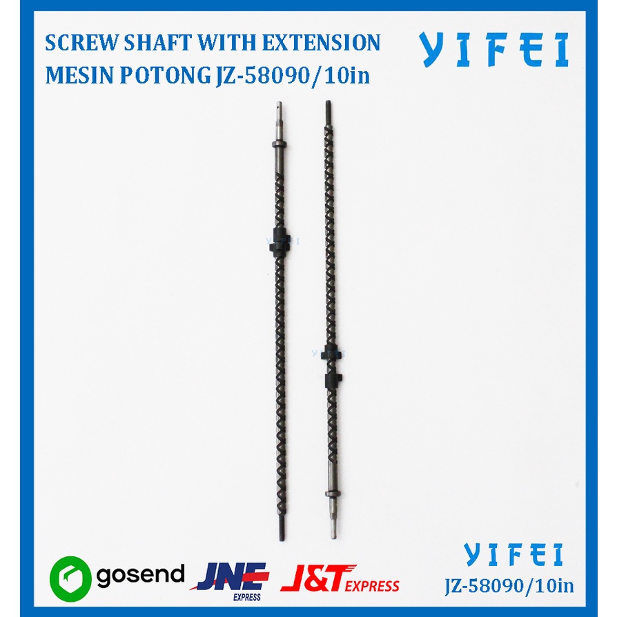 SCREW SHAFT WITH EXTENSION M-106(10&quot;) MESIN POTONG KM YIFEI-58090/10in