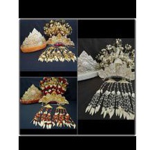 set pengantin adat palembang