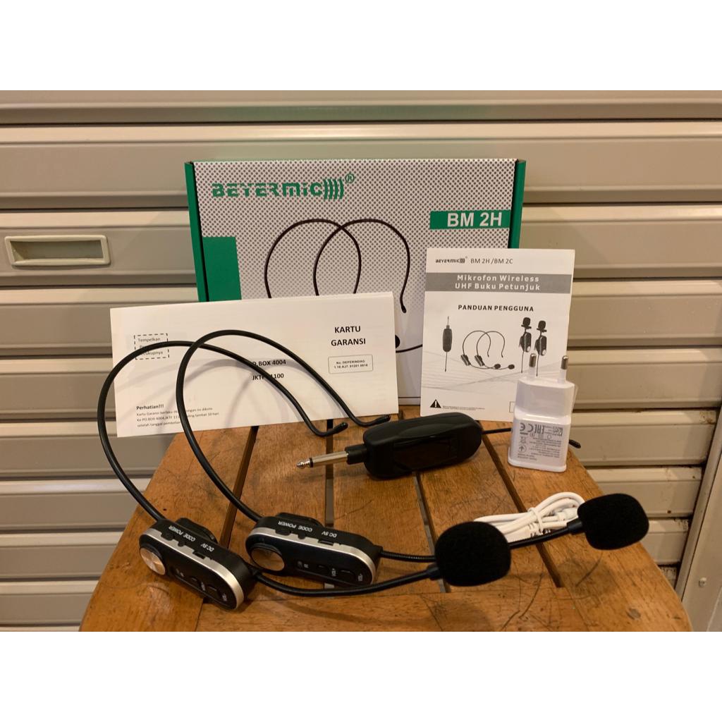 Mic Bando Wireless Beyermic BM2H Beyermic BM 2H Beyermic BM2 H Mic Headset Beyermic Original
