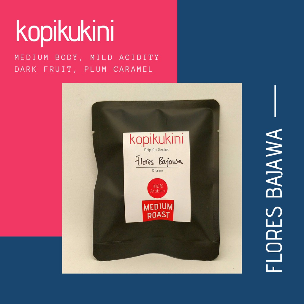 

KOPI ARABIKA FLORES BAJAWA BUBUK - DRIP ON COFFEE ISI 2 SACHET, SINGLE ORIGIN ARABICA KOPI SASET