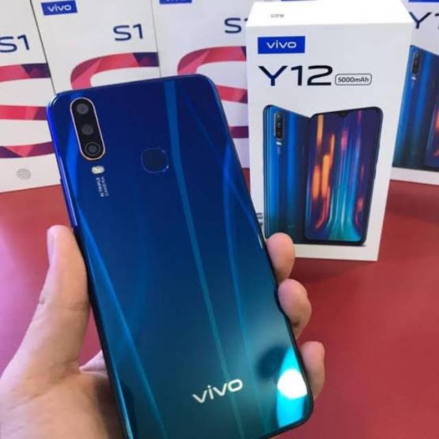 Handphone Vivo y12 3/32 second/bekas fullset murah berkualitas