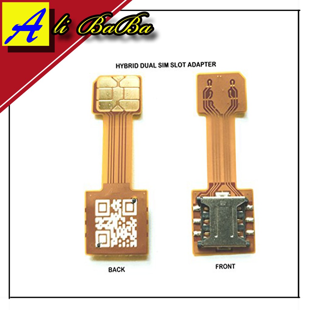 Konverter SIM Adapter Flexibel Hybrid Dual Sim Adapter For Samsung Xiaomi Asus Lenovo Meizu Polytron