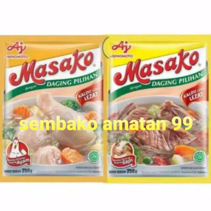 Masako Rasa Ayam 250 Gram Harga Per Pcs