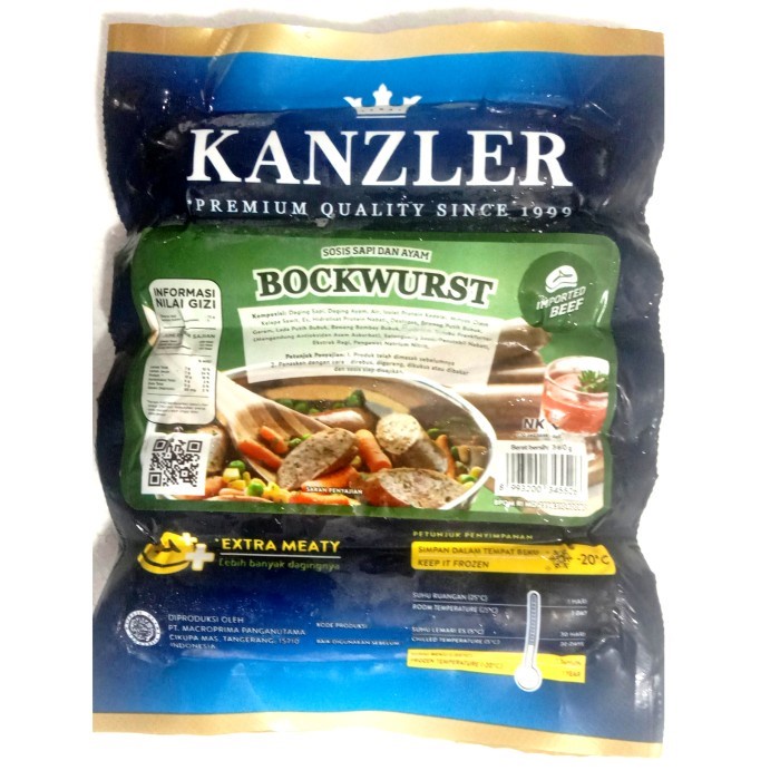 

Kanzler Sosis Bockwurst 360 Gram