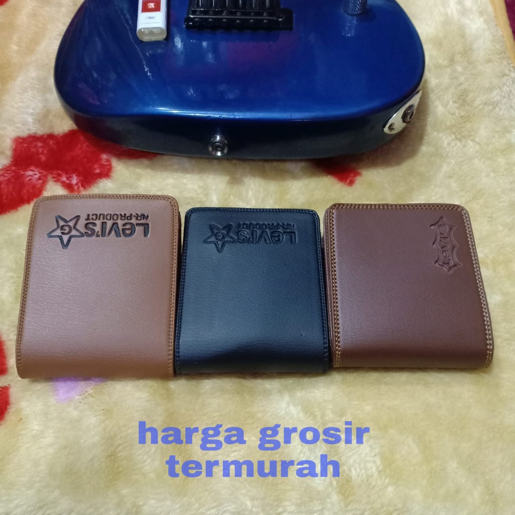 dompet pria kulit sintetis dompet murah