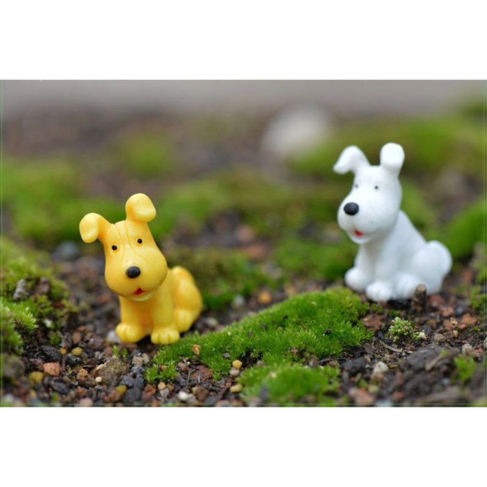 Miniatures - Terrariums - Fairy Garden - Animal_Dogs (4pcs)