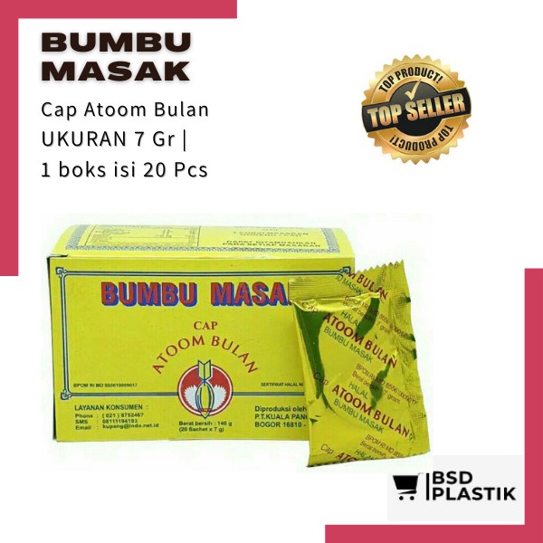 

Bumbu Instan Bumbu Masak Bumbu Bubuk Bumbu Masakan Cap Atoom Bulan Bumbu Instan Penyedap Rasa