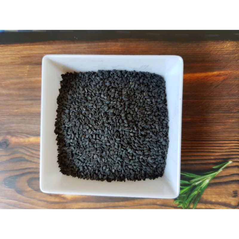 Hiroking Biji Wijen Hitam Sangrai 50g Halal │ Roaster Black Sesame Seed for Sushi Ramen
