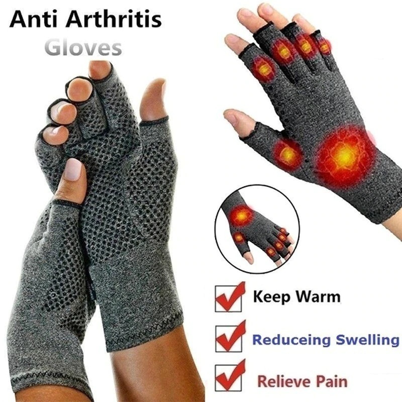 Sarung Tangan Terapi Arthritis Glove Therapy Comfortable - AY337 - Gray