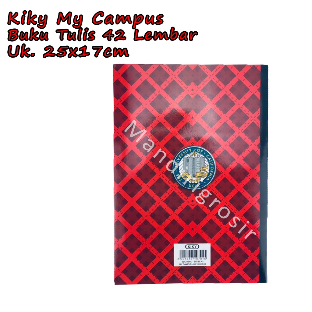 Buku Tulis *Kiky * Motif Random * 25x17cm * 42 Lembar