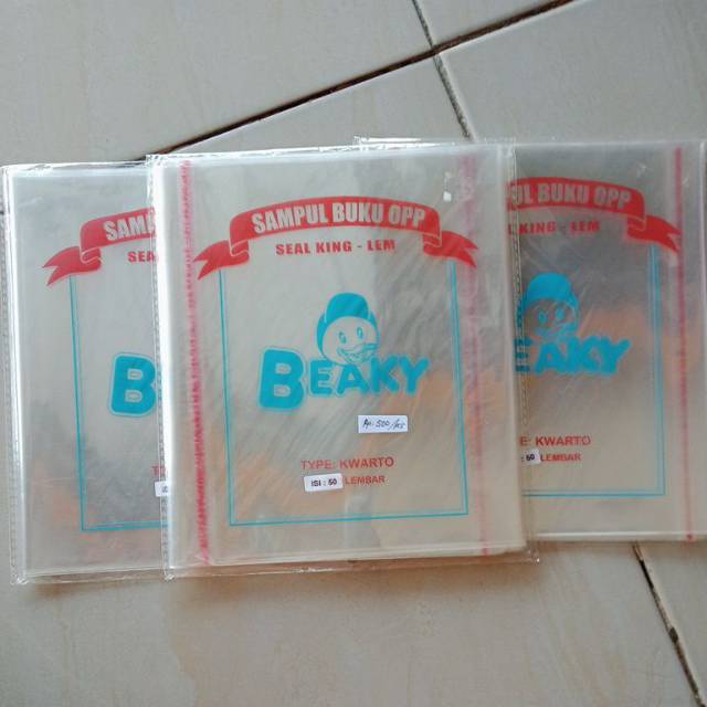 

Sampul bening & coklat buku tulis isi 10 lembar