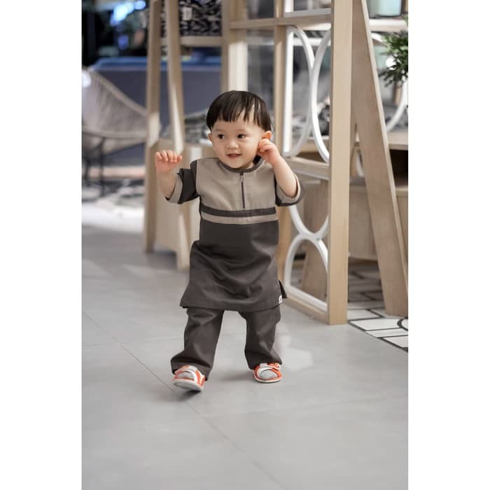 Baju Lebaran Baju Koko AL-ACHWAN KHALIS ARMY KIDS Baru