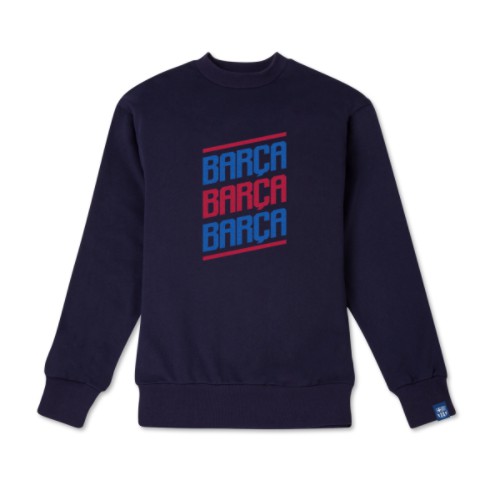 JACKET SWEATER JUMPER BARCELONA BARCA BARCA BARCA NAVY
