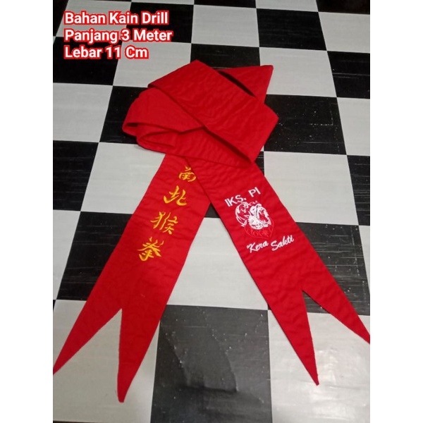 SABUK MERAH BORDIR IKS.PI KERA SAKTI Kain Drill 004