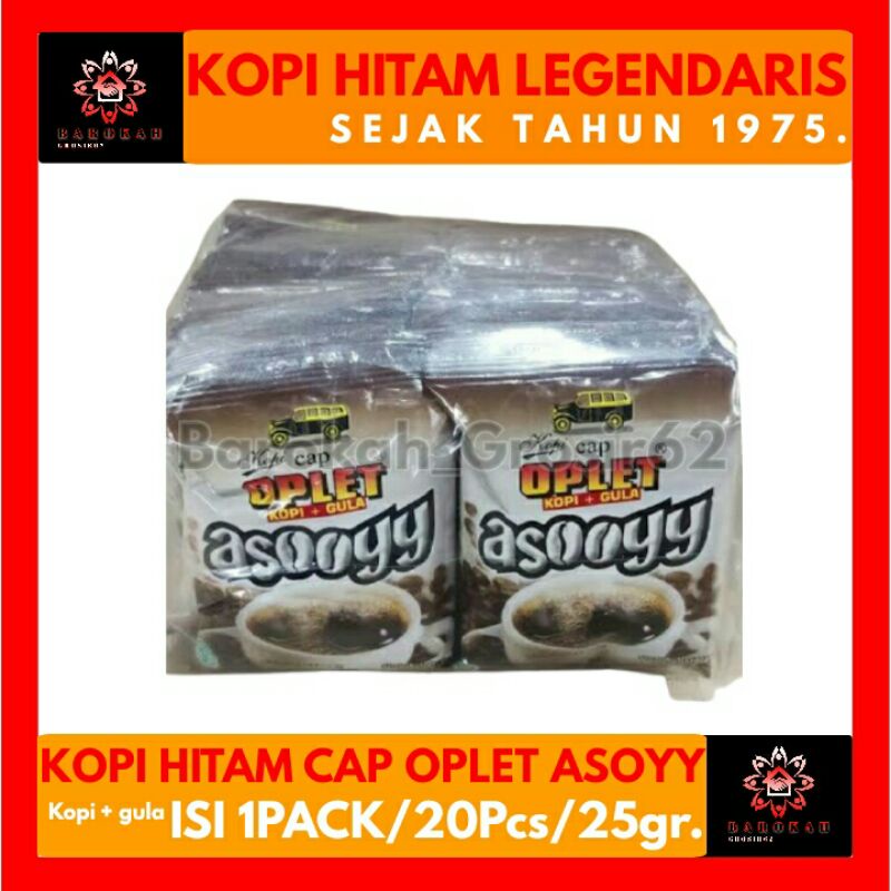 

KOPI OPLET GULA ASOOYY 1PACK20PCS