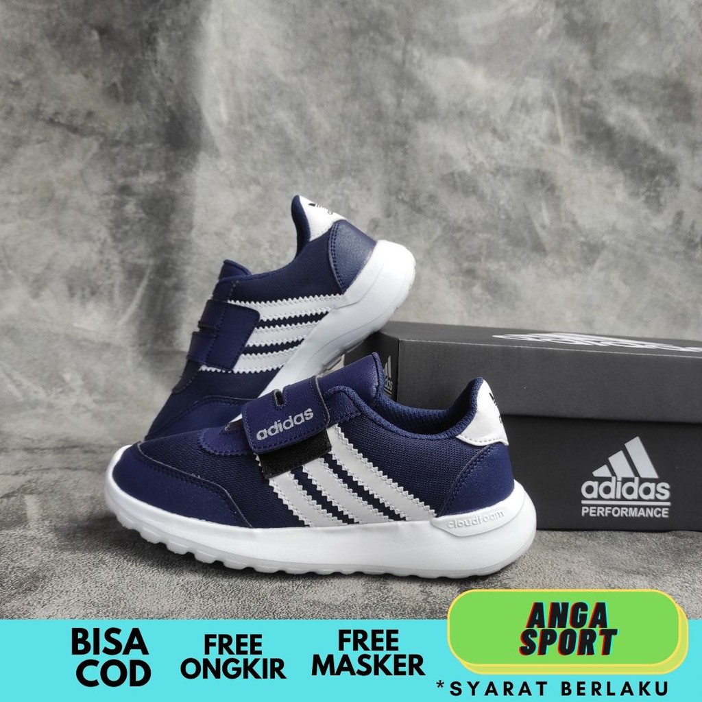 SEPATU ANAK LAKI LAKI PEREMPUAN ADIDAS NAVY PUTIH SEPATU SNEAKERS KIDS NAVY PUTIH SEPATU SEKOLAH TK/SD CEWEK SEPATU KETS JUNIOR UNISEX MADE IN VIETNAM