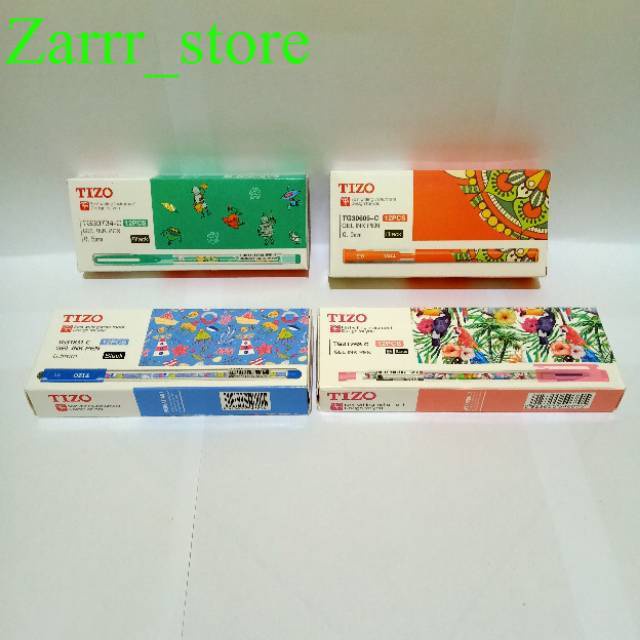

ECER 1 PCS Pulpen Tizo 0.5 mm Gel Pen Tizo 0.5mm