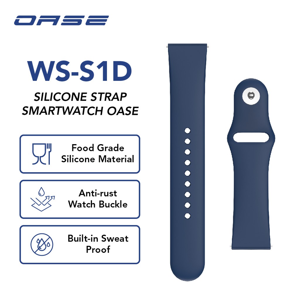 OASE OPPO TALI/STRAP UNTUK SMARTWATCH H12W/HORIZON WS-S1 ORIGINAL 100% WS-S1D