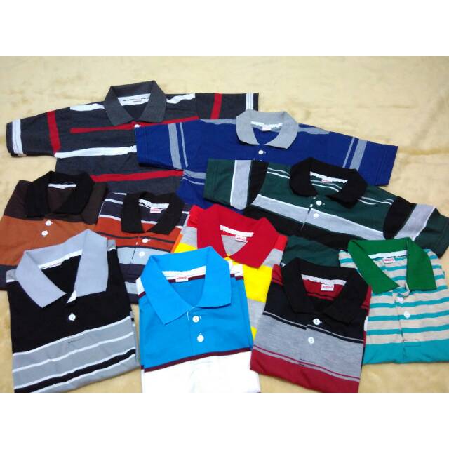 Kaos Salur Kerah Anak