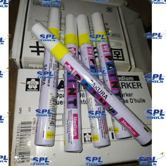 

Terbatas (Spl) Spidol Warna Kuning Sakura Medium Nib Paint Marker Permanent Gilaa!!!