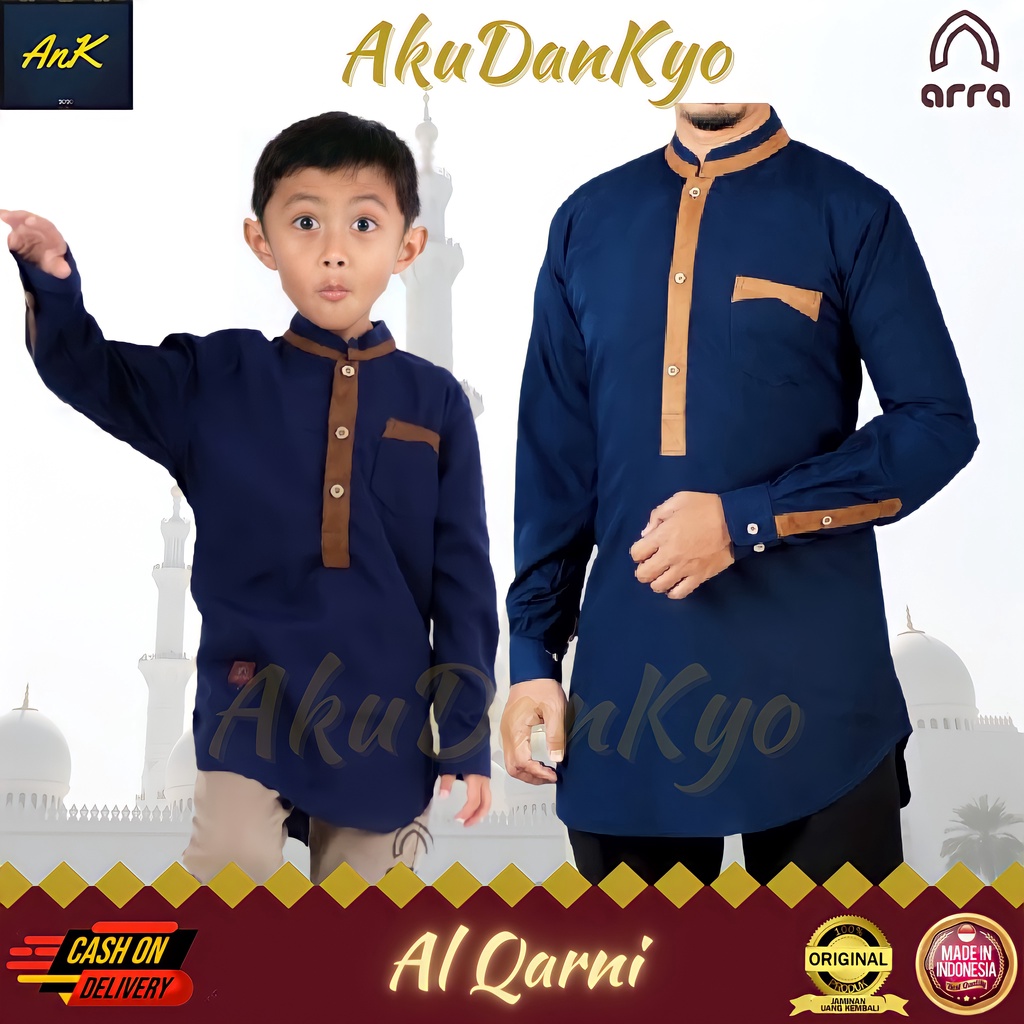 Baju Koko Kurta Pakistan Couple Ayah Dan Anak Lengan Panjang Arra Al Qarni Baju Kokoh Muslim