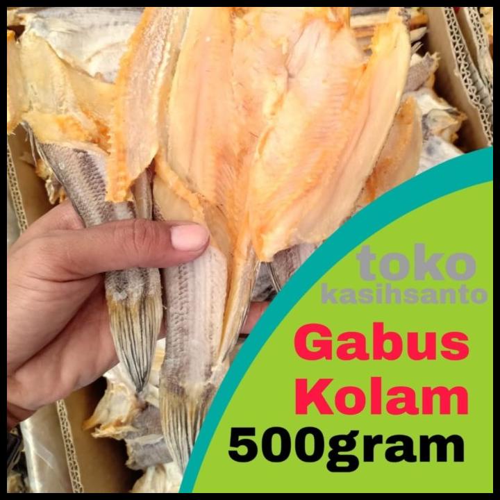 

Ikan Asin Gabus Kolam-500Gram
