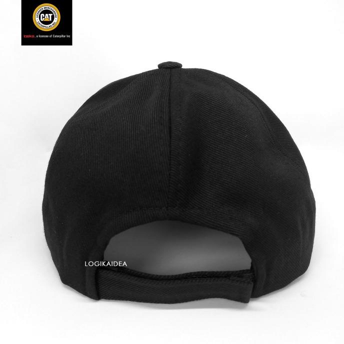 TOPI HITAM CATERPILLAR OFFICIAL ORIGINAL