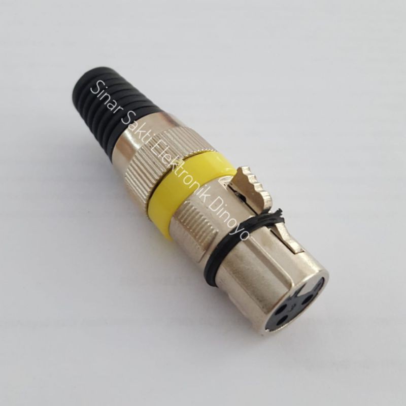 Soket Mic Microphone Canon Canare / Sambungan Konektor Jack Microphone Mic Sound System