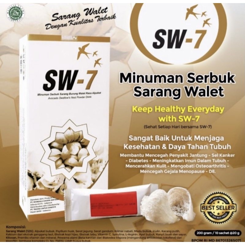 SW-7 Minuman Serbuk Sarang Burung Walet