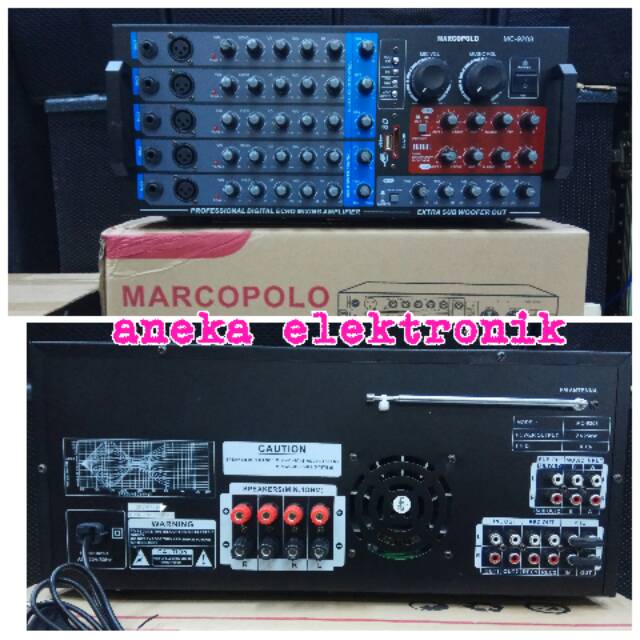 MIXER POWER AMPLIFIER MARCOPOLO MC 9208