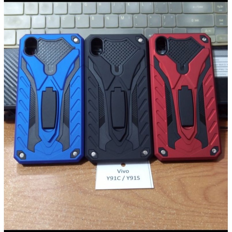 Phantom Series Stand Robot Case Vivo Y91C / Y91S