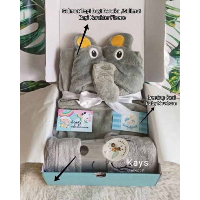 Hampers Bayi Kado Hadiah Bayi Newborn Selimut Handuk