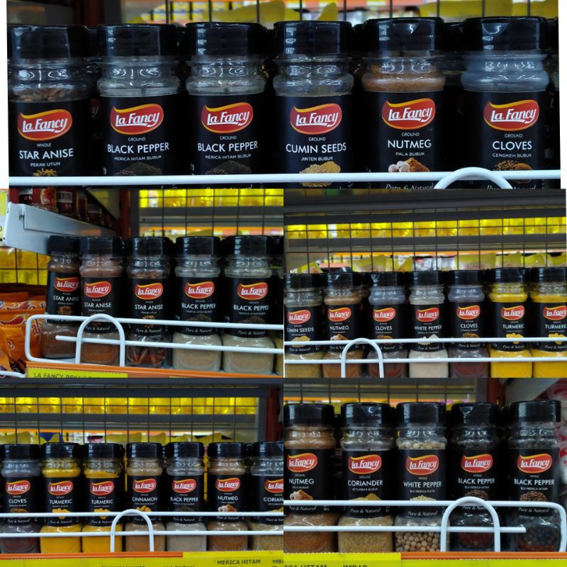 

LA FANCY ANEKA REMPAH REMPAH / BLACK PEPPER KETUMBAR PALA KAYU MANIS KUNYIT BUBUK CENGKEH PEKAK