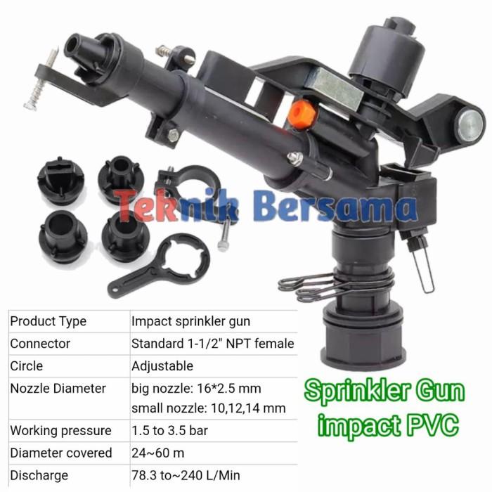 Sprinkler Sprinkler Impact Big Gun Inlet 1.5 Inch